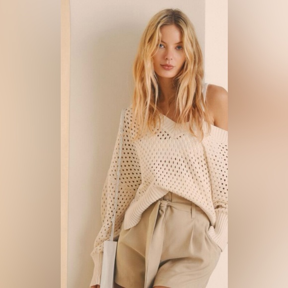 Dynamite long sleeve open stitch sweater - Picture 2 of 4